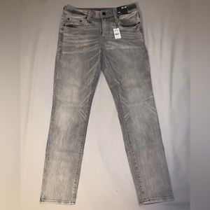Express Skinny Gray Hyper Stretch Jeans